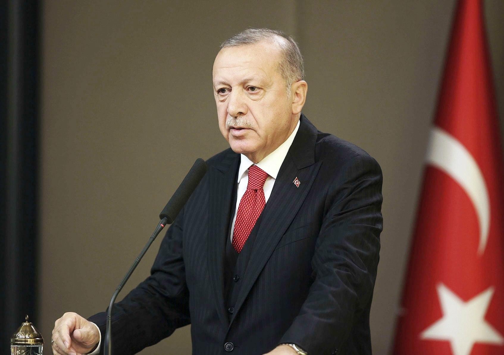 الرئيس التركي رجب طيب اردوغان