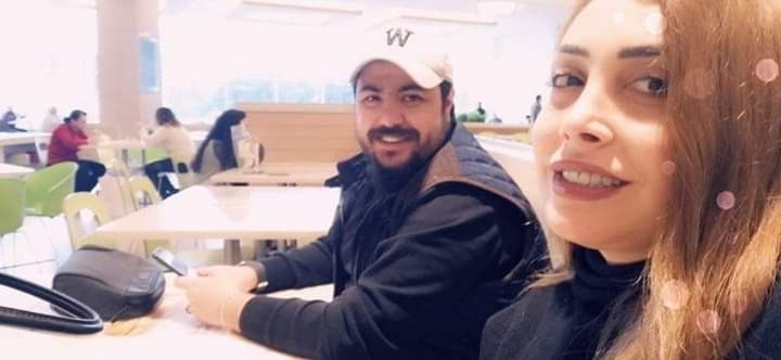 الإعلامية رنيم الهاشم مع الراحل هشام